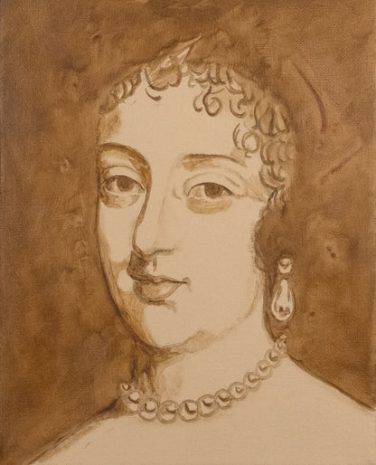 Portrait Sketch of Ninon de l'Enclos