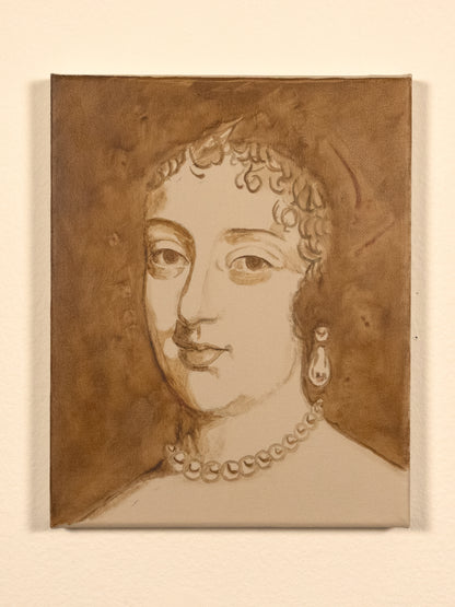 Portrait Sketch of Ninon de l'Enclos