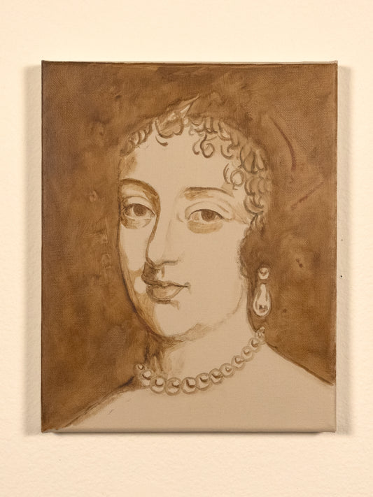 Portrait Sketch of Ninon de l'Enclos